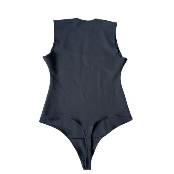 Abercrombie & Fitch Soft Collection Tank Bodysuit size S Black - Picture 2 of 5